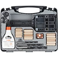 Wolfcraft 4645000 - Set universal de espigado de madera- multicolor